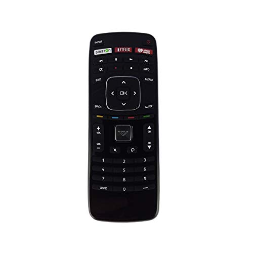 Aurabeam XRT112 for/Fit Vizio Universal TV Remote with Amazon/Netflix/iHeartRadio Buttons - New 2019