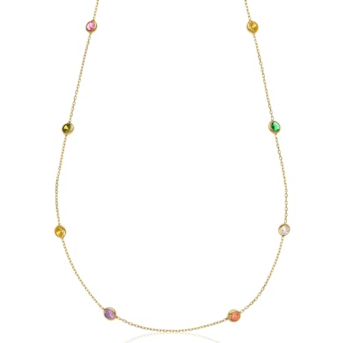 Collier délicat pour fille en argent fin et plaquage or durable