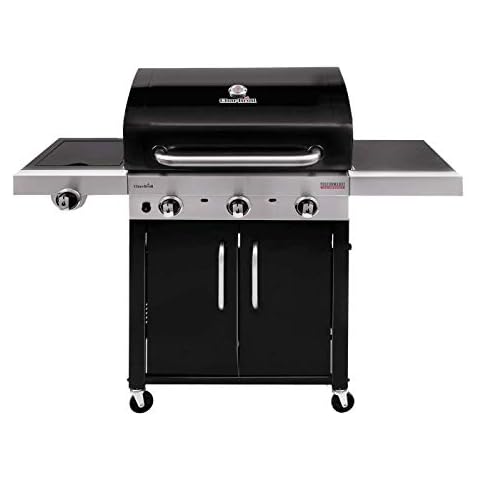 Char-Broil Performance 340B - 3 Brenner Gasgrill mit Seitenbrenner, Schwarz Cover