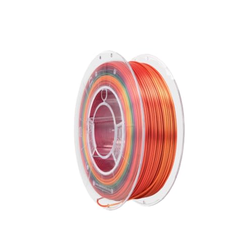 Filament ROSA 3D FILAMENTS PLA Czerwony Tęczowy Jedwabny (RED RAINBOW SILK)