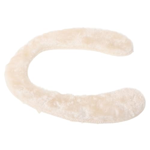 Toyvian Asiento de Inodoro Cojín Acolchado de Pu y Funda de Felpa Cálida, Antideslizante, Lavable, Escalera de Entrenamiento para Baño y Cómodo