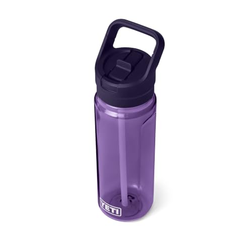 Image of YETI Yonder 750 ml /25 oz Water Bottle with Yonder Straw Cap, Pace Purple