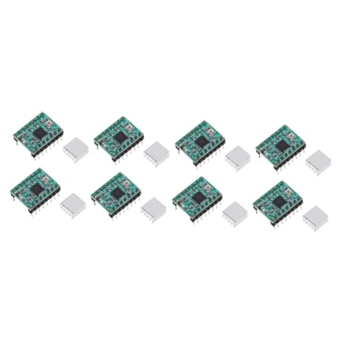 Gadpiparty 8pcs Stepper Motor Driver Controller Chip Stepper Motor Power Module Peak