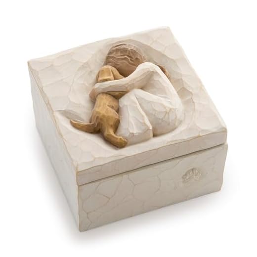Handbemalte Andenkenbox von Willow Tree