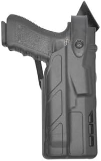 Safariland 7360 7TS ALS/SLS Mid-Ride Duty Sig P320 Holster With Light, Level 3 Retention - STX Plain Black, Right Hand
