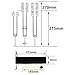 Healing Tuning Fork Set,Tuning Forks for Healing Set, 32HZ/64HZ/128HZ Sound Healing Instrument, with Hockey Puck Activator, for Sound Therapy, Meditation, Medical Healing(128HZ)