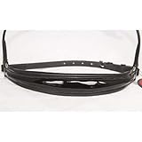  Hans Melzer Horse Equipment Reithalfter hannoversch LACK, schwarz/silber, schwarz unterlegt, schwarz/silber/schwarz unterlegt LACK, Warmblut