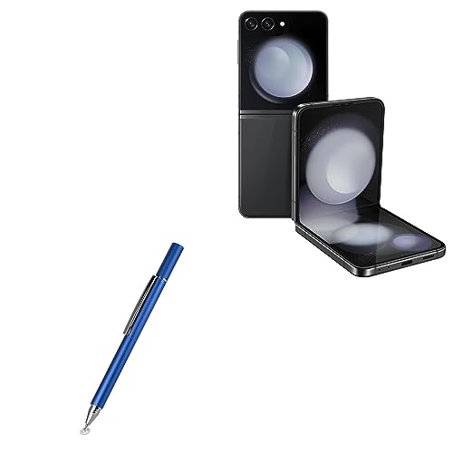 BoxWave Stylus Pen Compatible with Samsung Galaxy Z Flip 5 - FineTouch Capacitive Stylus, Super Precise Stylus Pen - Lunar Blue