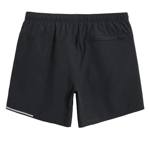 maamgic Mens Running Shorts Workout 6" Marathon Lightweight Quick Dry Gym Shorts with Zip Pocket2