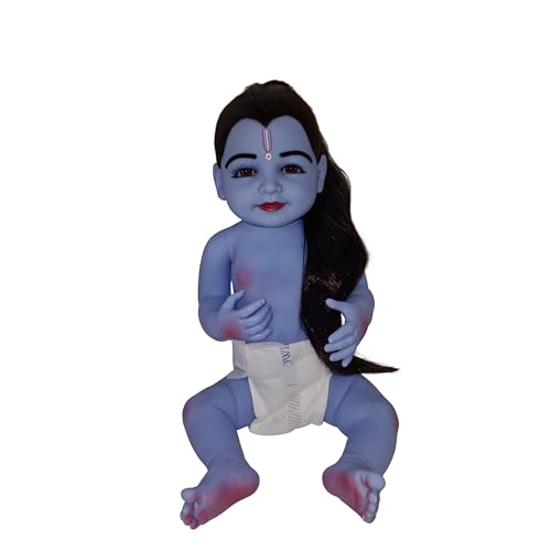 Image of Silicone Laddu Gopal Ji 24 Inch | Traditional Bal Gopal Idol | Soft Silicon Material | Home Decor & Pooja Gift | Realistic & Durable Bal Gopal Idol