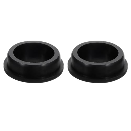 Image of uxcell 2 Pcs Black Plug Holes, Waterproof Rubber Button Plug for 49mm / 1.93 inch Hole