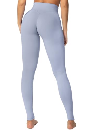Image of Sunzel Sunzfly Invisible Butt Scrunch Workout Leggings for Women, Butt Lifting High Waisted Gym Yoga Pants with Tummy Control
