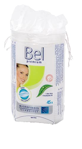 Bel 918554 Premium Pads con aloe vera y provitamina B5 grande ovalado, 12 paquetes de 45 Unidades)