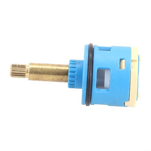 Gdfnmogo Valvola a 3 vie per doccia a cartuccia deviatore di flusso per set miscelatore doccia - Corpo in plastica ABS con anima in ceramica e rubinetto in ottone, 33 mm x 68 mm