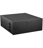 TECHTOO DVR Security Lockbox Heavy Duty 16 Gauge DVR Box Enclosure with Fan for Surveillance Syst...