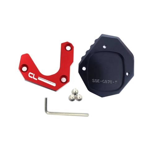 Extension béquille latérale CNC CL250 CL500 2023 : plaque stable alu - 6