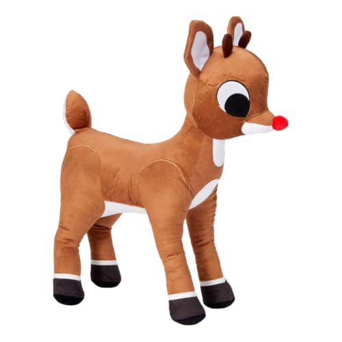 Image of Rudolph The Red Nose Reindeer Kids Holiday & Christmas Bedding Super Soft Plush Cuddle Pillow Buddy, One Size, (Officially Licensed Product) By Franco