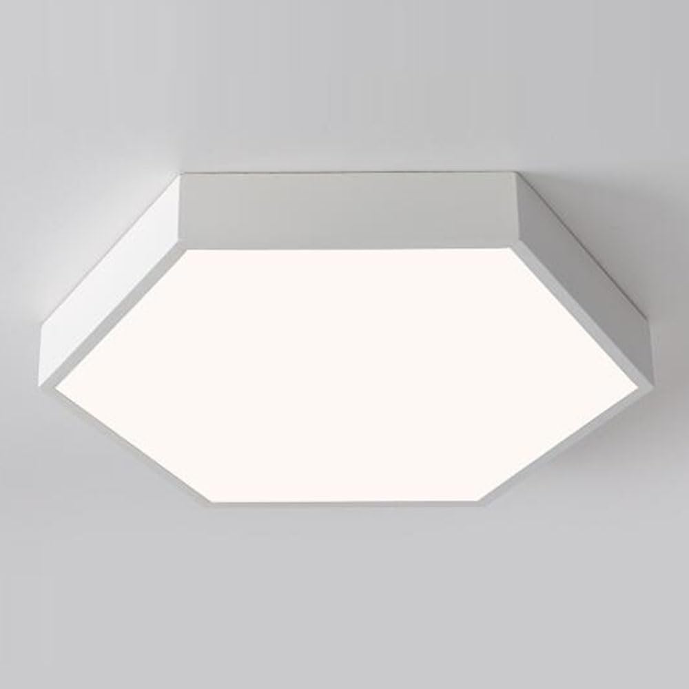 Luminaire moderne rond pour chambre et salon, le plafonnier hexagonal idéal