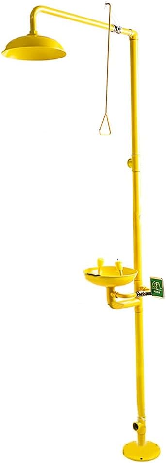 Complex Eyewash Station Emergency Spray Eyewash Machine Eyewash Double Nozzle Stainless Steel Safety Washing System Suitable for Factories and Laboratories