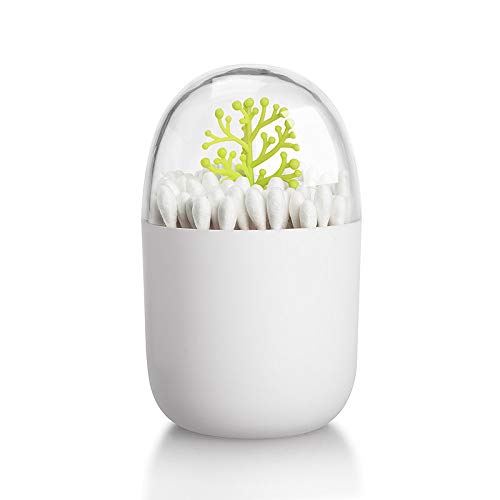 THE QUIRK BOX Winter Time Cotton Bud Holder Cotton Swab Organizer - Assorted 3