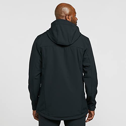 Peter Storm Men's Hooded Softshell Jacket, Polyester, Microfleece Lining, Zipped Pockets, Adjustable Hood (UK, Alpha, XL, Regular, Regular, Black) - Image 3