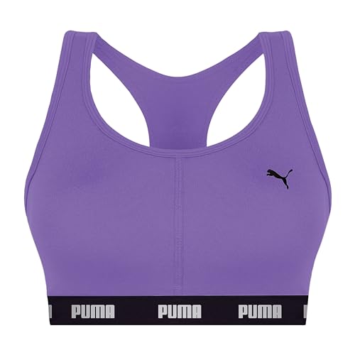 PUMA Top Nadador Puma Elástico 25MM Fitness Esporte Feminino, Lavanda, M
