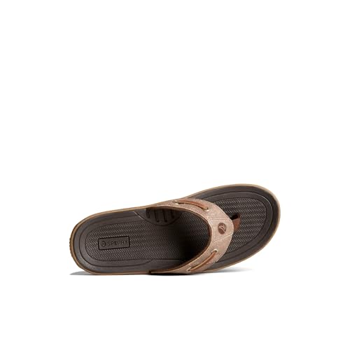 Image of Sperry Men's Baitfish Leather Flip Flop Sandal
