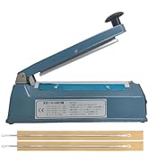 kilogorge シーラー 卓上シーラー シーラー 業務用 200MM長 手圧シーラー機 エクストラワイド5mm圧痕 シーラー 家庭用 業務用シーラー シーラーインパルス 日本語取扱説明書付き...