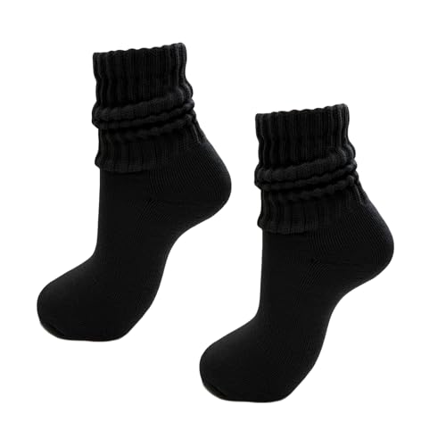 3PCS Slouch Sock Boot Calf Socks Crew Socks Chunky Ribbed Cozy Slouchy Socks for Men Women2