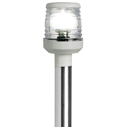 Feu LED blanc sur hampe rabattable plastique anticorrosion