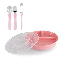 Twistshake Set Stoviglie Bambini - Piatto Diviso E Ciotola Senza BPA - Adatti A Microonde E Lavastoviglie - Design Antiscivolo - Foto 9