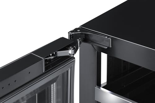 Summit 24"Wine Cellar, 98 Bottle, Shallow Depth, Dual Zone Winecellar, Stainless Steel- SDHWC98LHD on Fridge.com