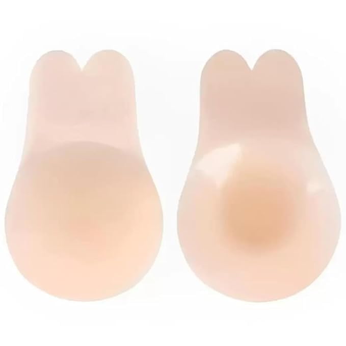 Ultra Thin Nipple Covers for Women Adhesive Silicone Pasties | Invisible Sticky Petals for Strapless Bra Backless Dress Deep Neck Outfits Sweatproof Reusable Breast Covers 1 Pair-image-14