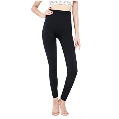 Tofox Wärmende Fleece Strumpfhose Verdickte Leggings Strumpfhose Gefüttert Stützstrumpfhose Cover