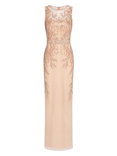 Image of Adrianna Papell Women's Beaded Column Long Dress