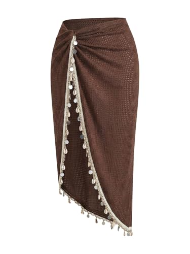 Amazon.com: SHENHE Women's Twist Front Slit Boho Fringe Tassel