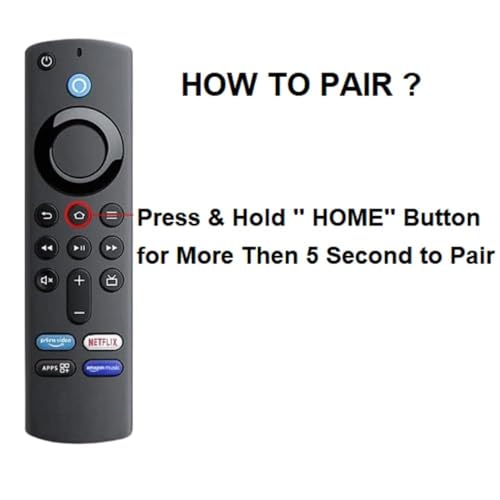 Image of Original Remote Compatible with Amazon Fire Tv Stick Remote Only Suitable for Original Models Bluetooth Feature with Voice Command - Pairing Must ! [ 3rd Generations Compatible Amazon Fire TV Devices
