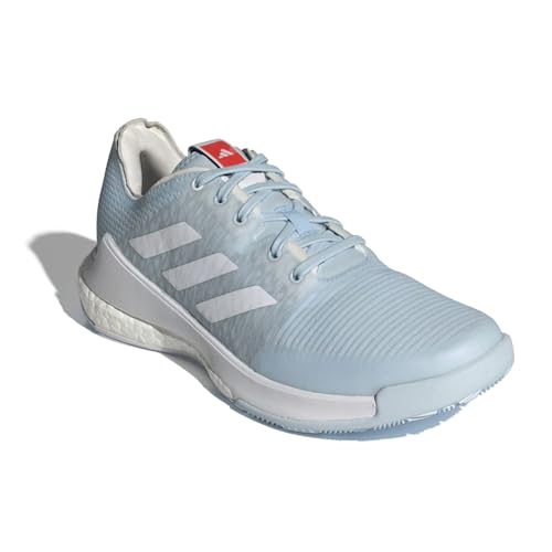 adidas Women's Crazyflight, Ice Blue/White/Bright Red, 14.5