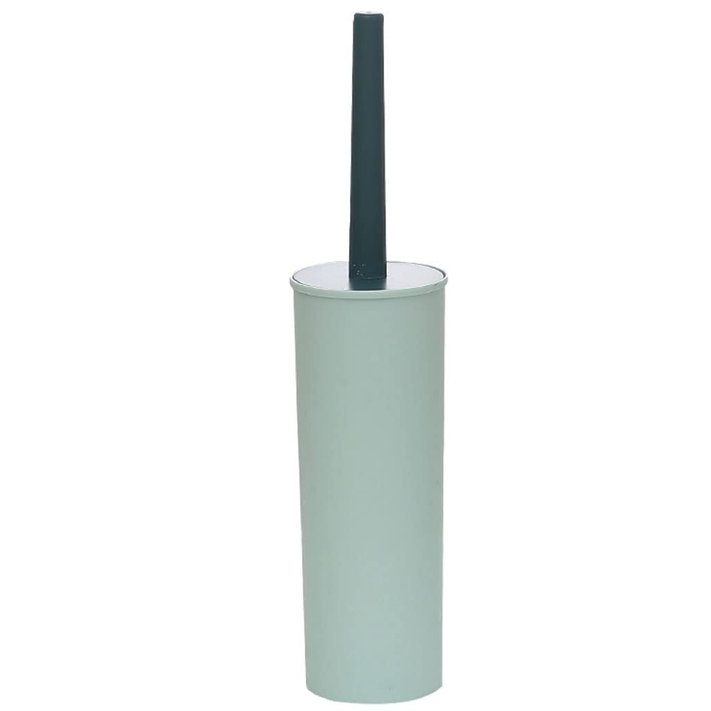 Scopino e supporto for WC dal design moderno, scopino for a manico lungo pulito durevole, for morbido duro con coperchio Spazzola più pulita(A)
