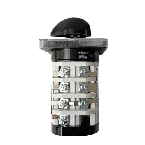 Interruptor leva 8 posiciones YMZ12-32/4 para control electrico manual de 32A 690V 2