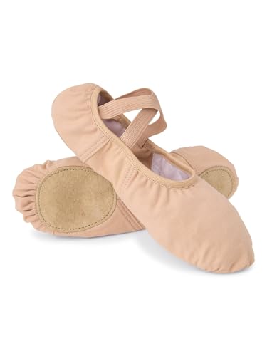 Theatricals Girls SofTouch Canvas Stretch Split-Sole Ballet Shoes2