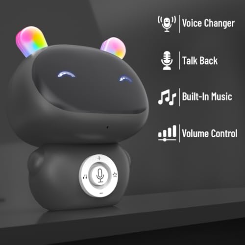 Image of Mirana Mr. Robot | Smart Interactive Talkback Toy for Kids | USB Rechargeable Type-C | in-Built Music | Best Gift for Boys & Girls 2 3 4 5 6 7 8+ Years (Grey)