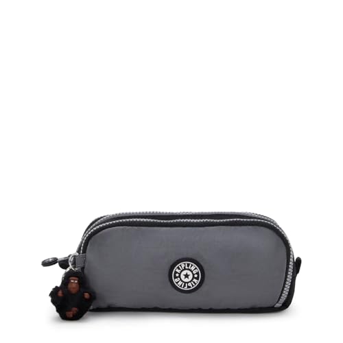 Estojo Três Zíperes Gitroy Kipling Space Black BL