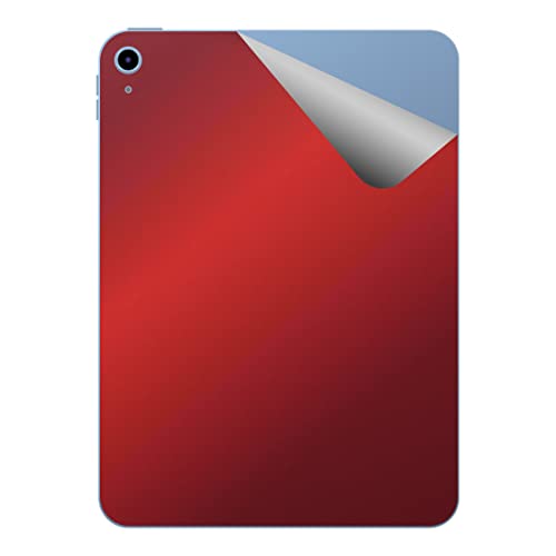 PDA工房 スキンシール iPad (第10世代・2022年発売モデル)対応 【グロス・メタリックレッド】