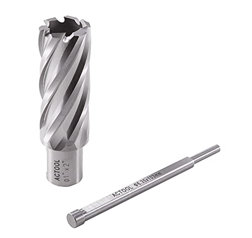 Actool 1" Diameter × 2" Depth Of Cut Hss Annular Cutter With 3/4'' Weldon Shank #TOP4