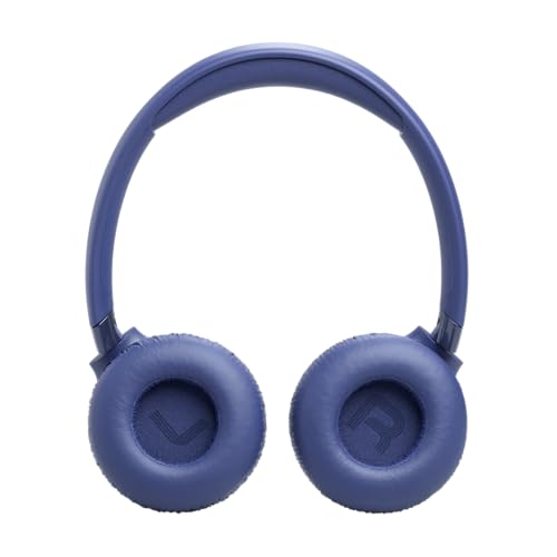 Image of JBL Tune 680 NC Wireless On-Ear Headphones with Adaptive Noise Cancelling, Smart Ambient, Up to 76 Hours Battery Life with Quick Charge Function, Google Fast Pair, Microsoft Swift Pair, Blue | Bluetooth 6.0, Smart Ambient, up to 76 hours battery life, Google Fast Pair, Microsoft Swift Pair and Hi-Res Audio