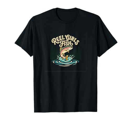Pescador de lubina de Reel Girls Camiseta