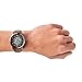 Fossil Men's Neutra Automatic Stainless Steel and Leather Three-Hand Skeleton Watch, Color: Smoke, Amber (Model: ME3161)