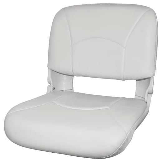 Tempress All Weather High Back White Seat/White Cushion (Saltwater Series)