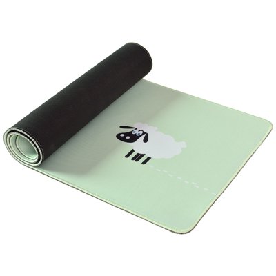Tapis de souris gaming grand format tapis de bureau épais motif prairies pour ordinateur